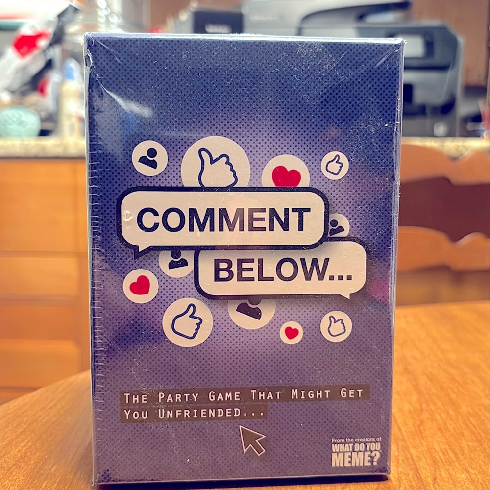 Comment Below Party Card Game